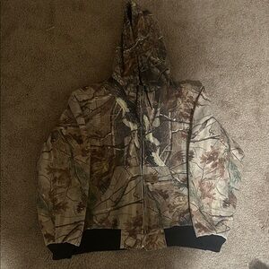 2009 Carhartt Realtree Camouflage J221 CAP Zip-Up Jacket